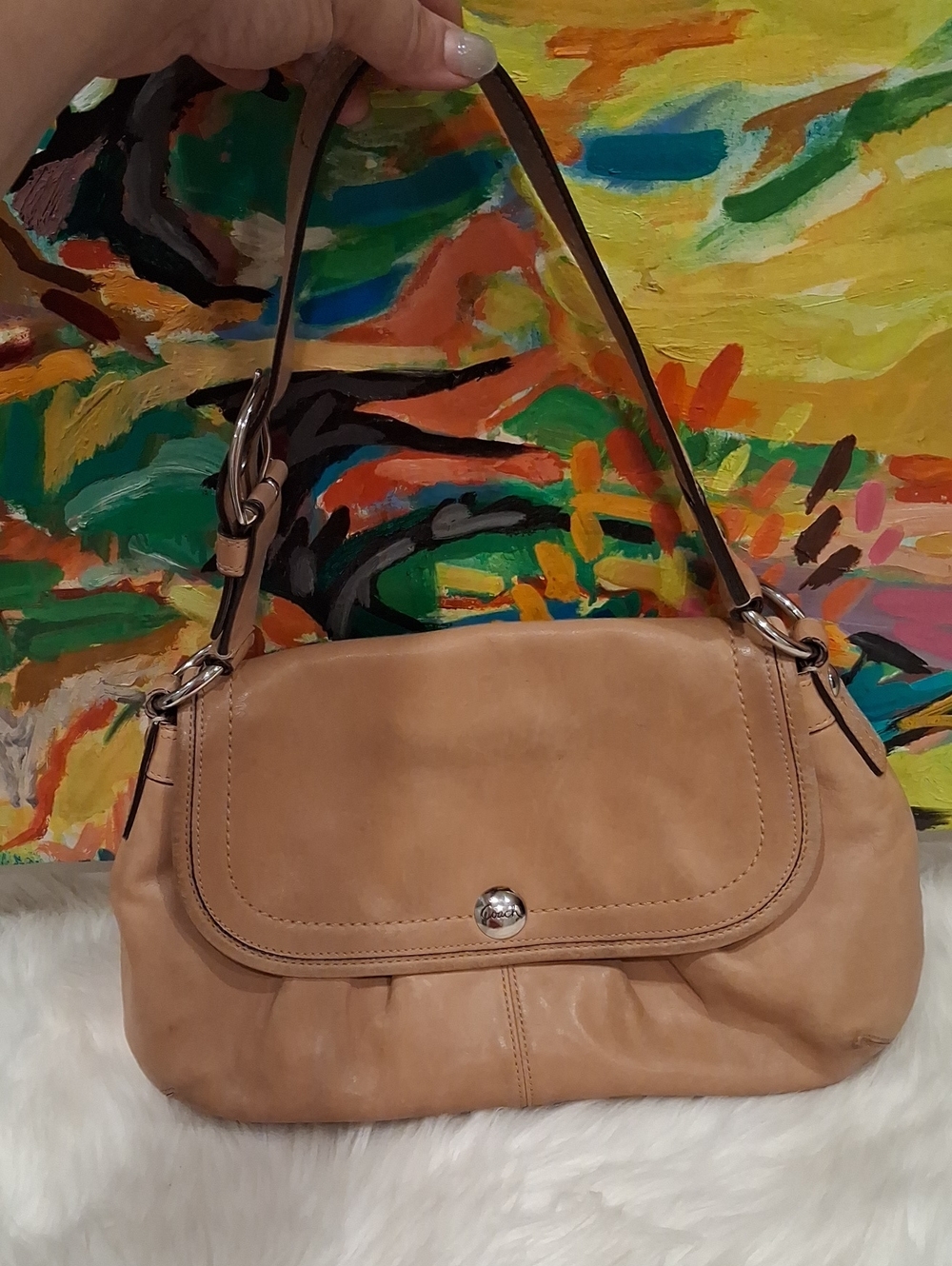Y2k Coach Leather Bag